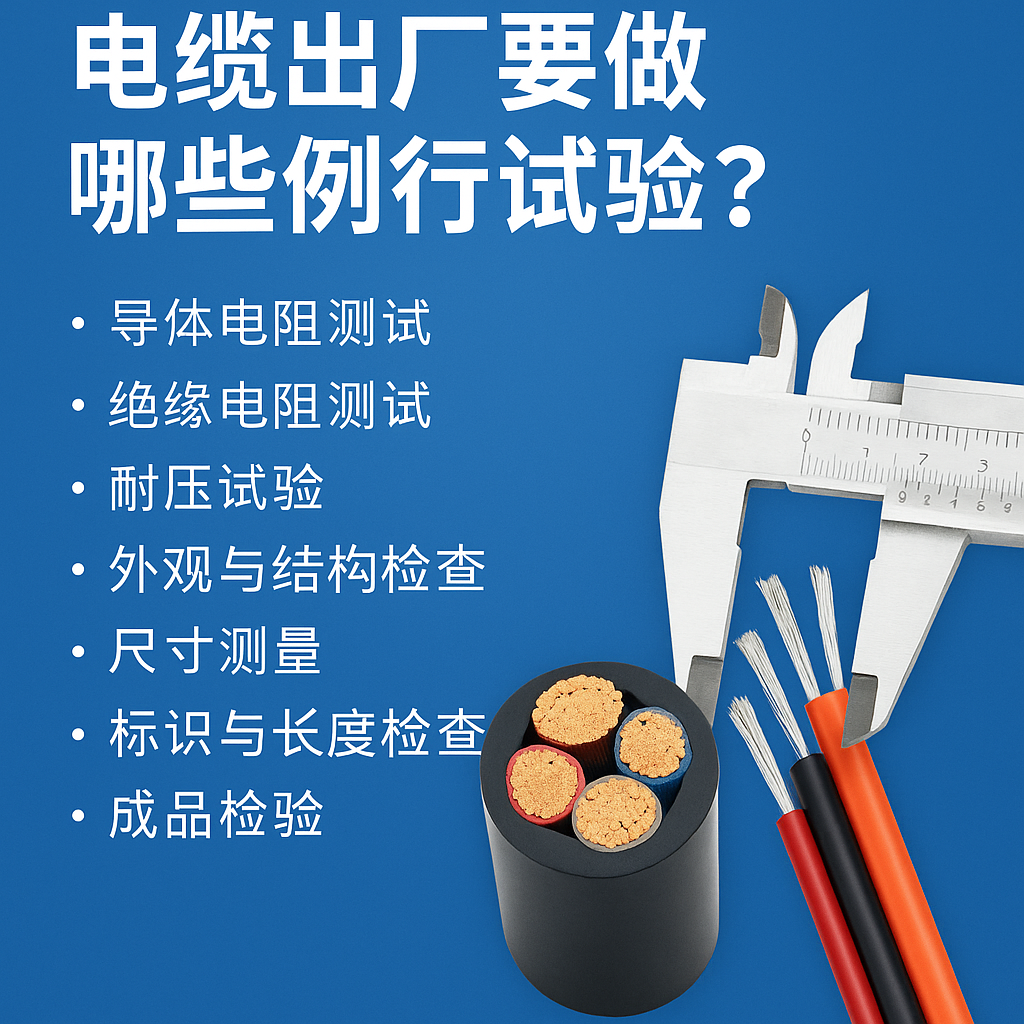 电缆出厂要做哪些例行试验？一文讲清最关键的7项检测