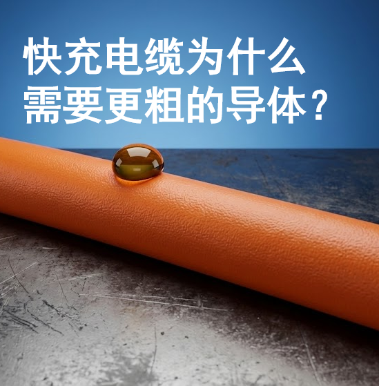 快充电缆为什么需要更粗的导体？揭秘新能源汽车充电的“热”知识